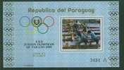280N0098 Canoe Bloc 346 Paraguay 1980 Neuf ** Jeux Olympiques De Moscou - Kanu