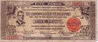 PHILIPPINES   5 Pesos  Daté Du 26-01-1942    ***** QUALITE  VF ***** - Filippine
