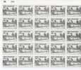 Denmark Local Mons Omnibusser Compl.Sheet 500 Ore  Trains Bus - Busses