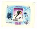 BLOC SUR LE THEME  DES JEUX OLYMPIQUES HIVER PATINAGE DE VITESSE LOT 11 GRENOBLE 1968 SAHRJAH - Winter 1968: Grenoble