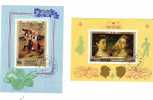 2 BLOCS SUR LE THEME DE L'ART ET PEINTURES " GAINSBOROUGH LES FILLES DU PEINTRE ET BRUEGEL LES 3 FAUCHEUSES " LOT38B - Nudi