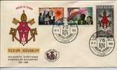 België FDC 1360/1362 Liège - 1961-1970