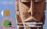 COTE D'IVOIRE CITELCARTE 150U 25500 Ex RARE MASQUE AFRICAIN - Ivory Coast