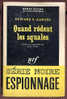 {16191} Edward S. Aarons ; Gallimard Série Noire Espionnage N° 968; EO (Fr) 1965.  " En Baisse " - Série Noire