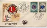 België FDC 1404/1405 Liège - 1961-1970