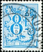 COB 2091 P7 (o) / Yvert Et Tellier N° 2093 (o)  Gomme Bleue, Papier Brillant - 1977-1985 Cijfer Op De Leeuw