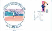 TENNIS FDC USA 1984 JEUX OLYMPIQUES DE LOS ANGELES - Summer 1984: Los Angeles