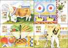 (4) Australia Maxi Cards - Agricultural Shows / Fairs - Cartas Máxima