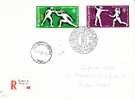 Bulgaria 1986 W.Championship - Fencing Cover - R + Special Cache - Fencing