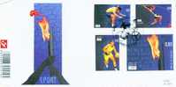 FDC  -- SPORT  JEUX OLYMPIQUES *** OBLITERE 10/7/2004--3000---LEUVEN - 2001-2010