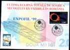 ROMANIA 1999, VERY RARE SPECIAL COVERS SOLAR ECLIPSE - Astrologie