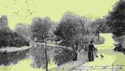 BELLE CARTE ANIMEE  PARC MONTSOURIS -n°234 - 1903 - Arrondissement: 13