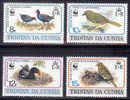 TRISTAN DA CUNHA 1991 MNH Birds W.W.F 513-516 - Altri & Non Classificati