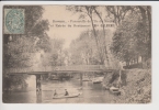 Bonneuil, Passerelle De L´ile Du Moulin, Restaurant Galerme (barque Avec Personnages) - Bonneuil Sur Marne