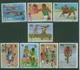 5S0001 Natation Boxe Basketball Hippisme Football Volleyball Cyclisme 1194 à 1201 Zaire 1985 Neuf ** Olymphilex - Volleyball