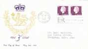 Canada 1963 FDC - Queen Elizabeth 11 - Pair - Andere & Zonder Classificatie