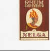 ETIQUETTE DE   RHUM  SUPERIEUR NELGA - Rhum