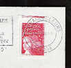 N° 3085.SUR ENVELOPPE. PIQUAGE DECALE VERS LE HAUT. - Used Stamps