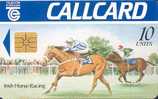 CALLCARD 10 UNITS IRISH HORSE RACINGT GEM - Irlanda