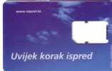 Croatian GSM SIM Card With Chip - Blue Card ( Second Variante - See Picture ) - Operatori Telecom