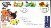 New Zealand 1975 FDC - Pets - Children´s Health - Other & Unclassified