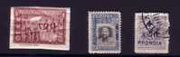 3 TIMBRES LOT H/ 1 Croatie/ 2 Roumanie Occupation/Bulgarie N°4 - Autres & Non Classés