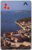 HVAR ( Croatia - Old & Rare GPT System Magnetic Card ) - Code 4CRO ( Town Island City Citta Ville ) - Croatie