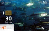 TRANSPARENT Card JATO TUNA ( Croatia ) - Undersea - Underwater - Fish - Poisson - Fisch - Pez - Pesci (transparente Card - Kroatien