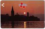 POREC IN SUNSHINE Istria ( Croatia - Old & Rare GPT System Magnetic Card ) - Code 3CRO ( Town City Citta Ville ) - Croacia