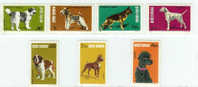 ROUMANIE  ( D11DV - 2054 )  1981  N° YVERT ET TELLIER  N° 3313/3319  N**   CHIENS - Unused Stamps