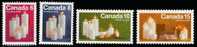 Canada (Scott No. 606-09 - Noël / 1972 / Christmas) [**] - Unused Stamps