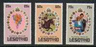 Lesotho 1981 Yvertn° 456-58 *** MNH Cote 28 FF Prince Charles Et Lady Diana - Lesotho (1966-...)