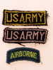 3 Insignes US Army - Ecussons Tissu