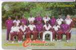 1996 WEST INDIES CRICKET TEAM (  Antigua And Barbuda ) - Card Is Little Damaged , See Scan Before Biding . SPECIAL PRICE - Antigua E Barbuda