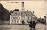 76 YVETOT Hotel Des Postes, Animée, Ed Galeries Cauchoises, 1912 - Yvetot