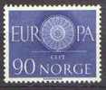 CEPT / Europa 1960 Norvège N° 407 ** - 1960