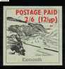 GB STRIKE MAIL RALEIGH SERVICE 2ND ISSUE 2/6 EXMOUTH GREEN PAPER - Emissione Locali