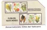 Vatican SCV 2  ( Old And Rare Card ) ** " Flora Del..." ** Stamps , Timbre , Stamp , Food ... ( See Scan For Condition ) - Vaticano (Ciudad Del)