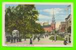 BOSTON, MA - TREMONT STREET AND THE MALL - ANIMATED- MASON BROS & CO - - Boston