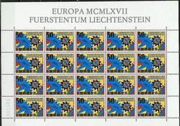 LIECHTENSTEIN..1967..Michel #  474...MNH...MiCV - 16 Euro. - Unused Stamps