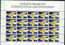 LIECHTENSTEIN..1963..Mich El  #  431...MNH..MiCV - 25 Euro. - Unused Stamps