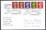 U.K. 1969 FDC: Joined Strip Of 5 Machine Stamps - Non Classés