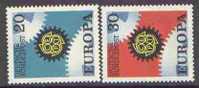 CEPT / Europa 1967 Allemagne N° 398 Et 399 ** - 1967