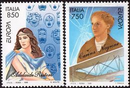 CEPT / Europa 1996 Italie N° 2165 Et 2166 ** Les Femmes Célèbres - 1996