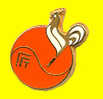 Pin´s Tennis FFT Orange (Ballard) - Tennis