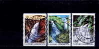 Grece 1988 - Yv.no.1675/7 B Obliteres Avec Chiffre De Controle Au Verso(d) - Usados