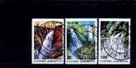Grece 1988 - Yv.no.1675/7 B Obliteres Avec Chiffre De Controle Au Verso(d) - Used Stamps