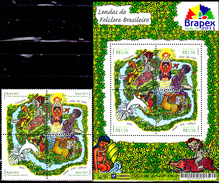 Brésil 2011 Brapex 2011 / Folklore Brésilien - Blocks & Sheetlets