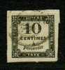 FRANCE TAXE Nº 2 Obl. S/petit Fragment - 1859-1959 Oblitérés