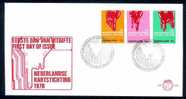 NEDERLAND 1970 FDC E108 Heart Foundation F1906 - Lettres & Documents